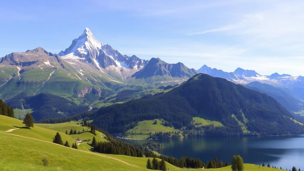 Typische Landschaft der Ferienregion Berner Oberland