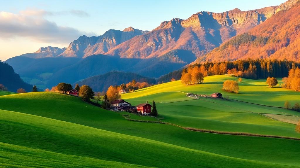 Typische Landschaft der Ferienregion Ostschweiz